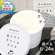 【新登場の大容量が衝撃の特別価格！】着色料・香料不使用！生ソフトクリーム アイス 選べる 個数 6個 8…