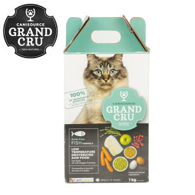 グランクリュ 猫 フィッシュ 1kg 1個 全年齢猫用 子猫用 成猫用 シニア猫用 高齢猫用 老猫 エアドライフード プレミアムフード グレインフリー 高タンパク アレルギー配慮 皮膚ケア 尿路ケア 消化器ケア 胃腸ケア フードローテーション ヒューマングレード 正規品 grand cru