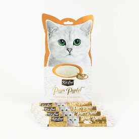 【全商品10％OFFクーポン！】 キットキャット パーピューレ チキン＆サーモン 猫用 おやつ 60g(15g×4本入り) 1個