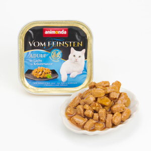 【SALE】 アニモンダ 猫 フォムファインステン inソース サーモン・ハーブソース 100g 1個 成猫用 アダルト ウェットフード キャットフード 総合栄養食 コンプリートフード グレインフリー 毛