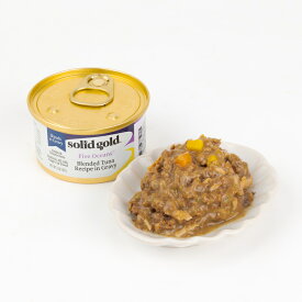ソリッドゴールド 猫 ブレンド ツナ缶 全年齢猫用 ウェットフード 85g 1個