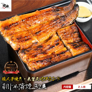 国産 うなぎ 蒲焼き 敬老の日 ギフト プレゼント 朝じめ活うなぎ 2尾 約280～330g 焼き立て すぐ食べれる冷蔵