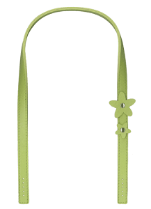 合成皮革持ち手 手さげ・ショルダータイプ 花付き 55cm YAS-551 (取り寄せ品) (メール便可)