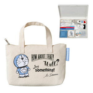 【送料無料】 ミササ ドラえもん ソーイングセット 『ファスナーバッグ トートタイプ』 裁縫セット 小学校 女の子 男の子 家庭科 1496 (取り寄せ品) (メール便不可)