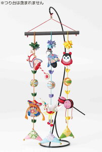 手芸キット 京ちりめん下げ飾り 願いの糸(三本飾り・男の子の誕生に) LH-394 (取り寄せ品) (メール便不可)