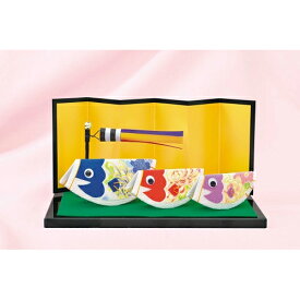 マラソン期間中クーポン配布!パナミ 手芸キット 端午の節句 五月人形 あったか家族(パステル) 金屏風・もうせん付　LH-87　(メール便可)