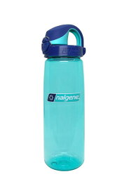 Nalgene Sustain Tritan BPA-Free On The Fly Water Bottle Made with Material Derived from 50% Plastic Waste, 24 OZ, Blue with Aqua