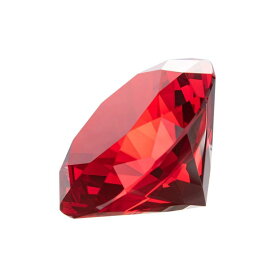 多色透明 水晶 ダイヤモンド 80mm ペーパーウェイト ガラス 文鎮 装飾品【ギフトボックス】