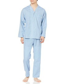 [グンゼ] パジャマ kaimin navi 快眠ナビ肩・もも重ね布 調温素材長袖長パンツ綿100% ダブルガーゼ/アウトラスト メンズ
