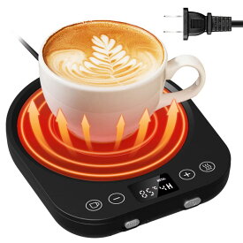 CEROBEAR カップウォーマー コーヒー保温コースター 9段温度設定 最高85℃ 重力センサー付き 静音 自動電源オフ コップ保温 水/お茶/コーヒー/牛乳など飲み物 加熱コースター オフィス/家庭用
