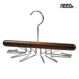NEEDS-it 木製ネクタイハンガー デコタイ【ナチュラル / ブラウン】