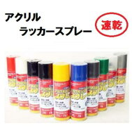 【 速乾 】カラースプレーアクリルラッカースプレー【 全10色 】ノンフロン マーキング ・ 塗装 300ml　…