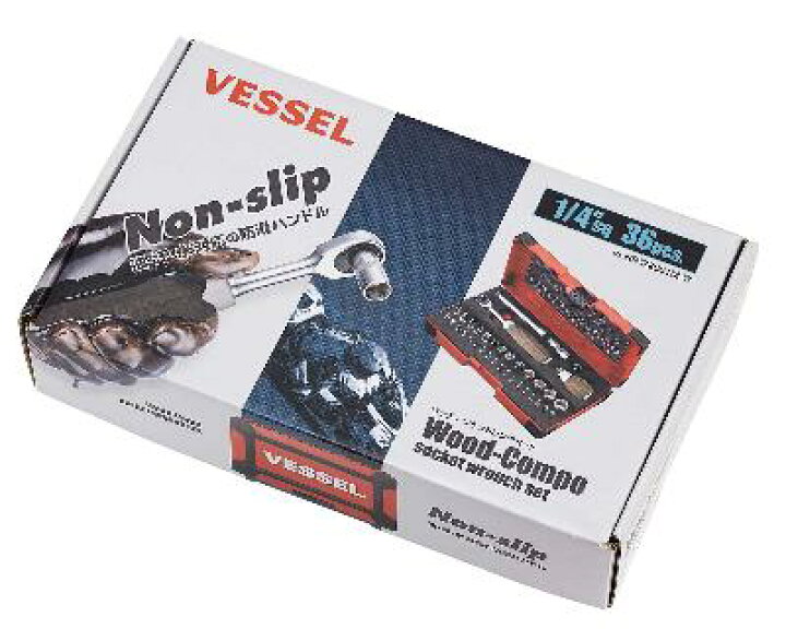 楽天市場】VESSEL ノンスリップドライバーウッディ ソケット 