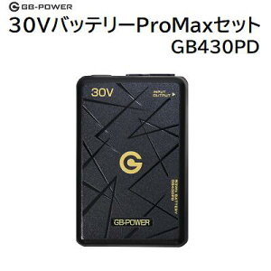 GB�|POWER30V�o�b�e���[ProMax �Z�b�g�i�ԁFGB430PD�d�r�e�ʁF93Wh�ғ����ԁi�ő�j�F��7���ԁ��]���t�@���ƃR�l�N�^�݊����聚���`�E���|���}�[�o�b�e���[���M�W���p��Cyoshin Japan
