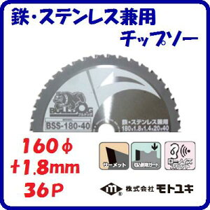 �S�E�X�e�����X���p�`�b�v�\�[BSS�|160�|36�O�a �F 160mm�n�� �F 1.8mm���� �F 36���[�m�C�Y�X���b�gBULLDOG�@�u���h�b�O�y�@������Ѓ��g���L�@�z