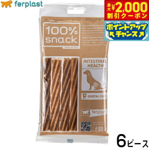 【2000円OFFクーポン!&店内ポイント最大51倍!本日限定!】ファープラスト 犬用おやつ ベジタリアンデンタルスナック フジッリ ユーグレナ 6ピース デンタルガム デンタルケア 歯磨きガム