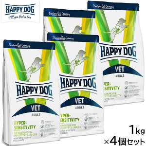 HAPPY DOG VET nbs[hbO hbOt[h pÖ@H nCp[ZVeBreBiAM[PAj 1kg×4Zbgyz Y