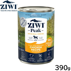 ジウィ ZIWI ドッグフード ドッグ缶 フリーレンジチキン 390g 正規品 無添加 ジウィピーク"
