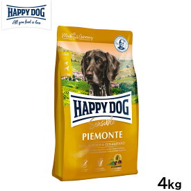 ハッピードッグ HAPPY DOG ドッグフード センシブル ピエモンテ（グレインフリー、ポテトフリー）ダック＆シーフィッシュ アレルギーケア（成犬〜シニア犬用） 4kg【送料無料】