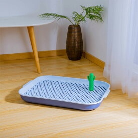 【店内ポイント最大40倍！本日限定！】Petifam ペティファーム オアシスドッグトイレ レギュラー ブルー