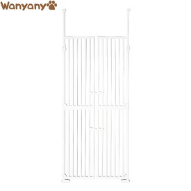 【店内ポイント最大54倍！本日限定！】Wanyanya わにゃにゃ ねこ脱走防止ゲート にゃんドア ホワイト【送料無料】