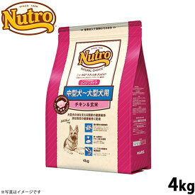 【店内ポイント最大40倍！本日限定！】ニュートロ ナチュラルチョイス ドッグフード 中型犬〜大型犬 エイジングケア チキン＆玄米 4kg 無添加 シニア 犬用品[NC-SE]