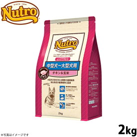 【店内ポイント最大40倍！本日限定！】ニュートロ ナチュラルチョイス ドッグフード 中型犬〜大型犬 エイジングケア チキン＆玄米 2kg 無添加 シニア犬用 犬[NC-SE]