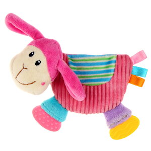 【エントリーでポイント+2倍!10月30日!】アニマルエッグパピー クリンクルティーザー シープ 犬 おもちゃ ぬいぐるみ ひつじ 綿なし 噛む パピー ファーストトイ