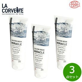 【最大2000円OFFクーポン！マラソン限定！】LA CORVETTE ラ・コルベット サボン・ノワール・ミラクル ペースト 250ml×3点