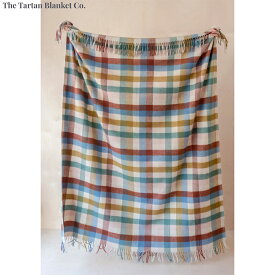 【最大2000円OFFクーポン！マラソン限定！】The Tartan Blanket Co. フルブランケット レインボーヘリンボーンチェック【送料無料】