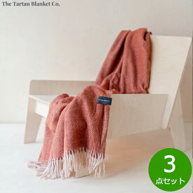 【最大2000円OFFクーポン！マラソン限定！】The Tartan Blanket Co. ニーブランケット ラストヘリンボーン 3点セット【送料無料】