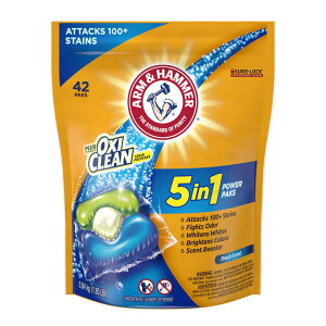 A[Ahn}[ ILVN[ 5 in 1 p[pbN 42@A&H Plus Oxiclean 5 In 1 Power Pack Fresh 42 Count
