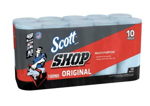 XRbg Vbv^I u[ 55 x 10 [@Kimberly Clark Scott Shop Towels Blue 55 CT x 10 roll