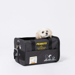 ペット タンク キャリー Sサイズ スヌーピー ブラック色 /ネイビー色