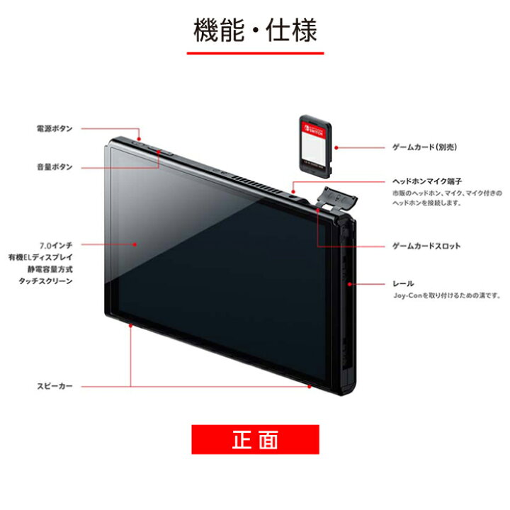 楽天市場】有機ELモデル Nintendo Switch 本体のみ ニンテンドー  