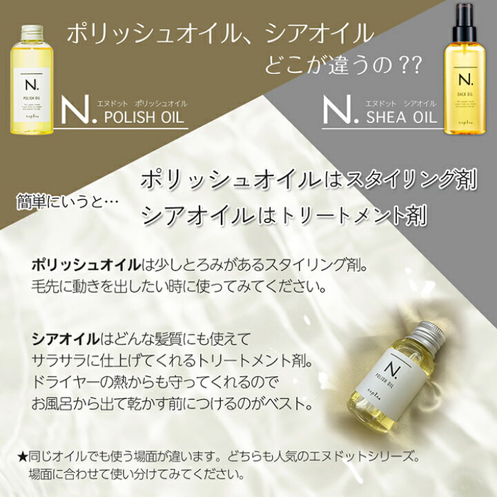 楽天市場】ナプラ N. エヌドット ポリッシュオイル 150ml マンダリン 