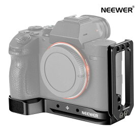 NEEWER L型カメラブラケット アルカスタイルクイックリリースプレート付き L角縦横切り替えカメラプレート Sony A7RIII A7III A9 に対応