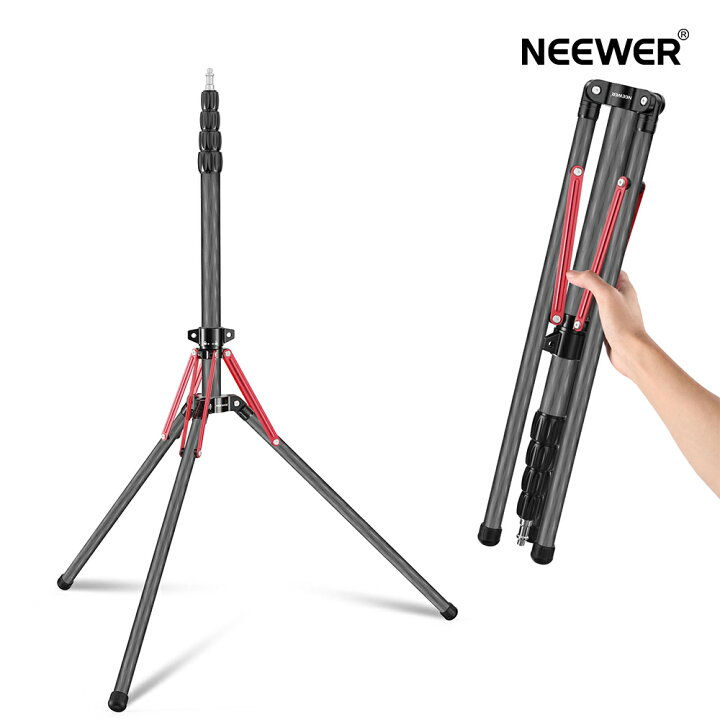 楽天市場】【P10倍+10%OFFクーポン】NEEWER ライトスタンド カーボン 