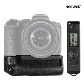 【70％オフクーポン/早い者勝ち！】NEEWER 垂直 2.4G バッテリーグリップ BG-R10用 2.4Gリモコン付き LP-E6/LP-E6N/LP-E6NH バッテリーを使用する Canon EOS R5 R5C R6 R6 Mark II ミラーレスカメラに対応 (BG-R10RC-L)