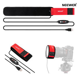 【P10倍+20%引クーポン ★楽天1位獲得！】NEEWER USBレンズヒーター レンズウォーマー DSLRカメラと望遠鏡に適用 3つの温度調整器の設定 露ヒーターストリップ 曇り/結露防止 望遠鏡カメラ天体写真用（ヒーター有効長さ30cm/40cm/50cm）