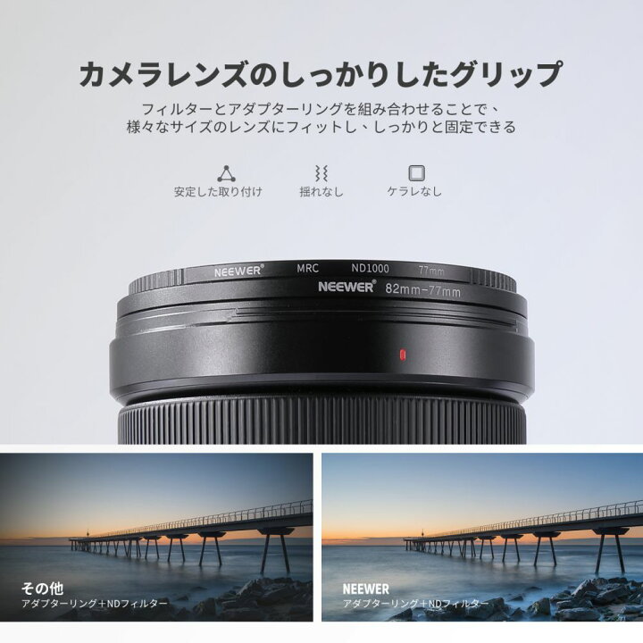 楽天市場】【☆ランキング1位入賞】NEEWER 18枚金属製カメラ用レンズ 