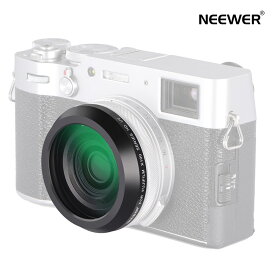 【P10倍+20%OFF券】NEEWER UV保護フィルター X100シリーズカメラ用 マルチコーティング HD光学ガラス構造 レンズフィルターアクセサリー Fujifilm X100 X100S X100F X100T X100V X100VI カメラに対応 (ブラック/シルバー)