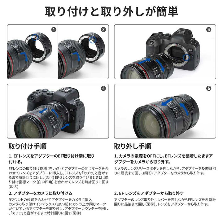 楽天市場】【P10倍+500円クーポン】NEEWER EF-EOS Rマウントアダプター 