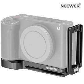 NEEWER ZV-E1 Lプレート Sony ZV-E1カメラ専用 アルミ製 伸縮式 アルカタイプサイド＆ベースプレート ジンバルスタビライザーで垂直撮影をサポート DJI RS 2 RSC 2 RS 3 Proに対応 CA025L