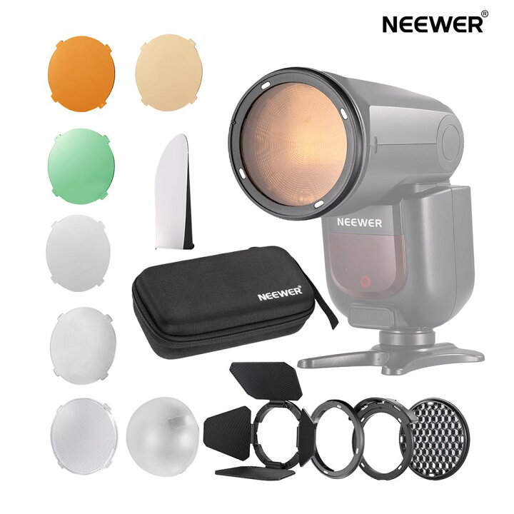楽天市場】NEEWER マグネット式アクセサリーセット ラウンドヘッド 
