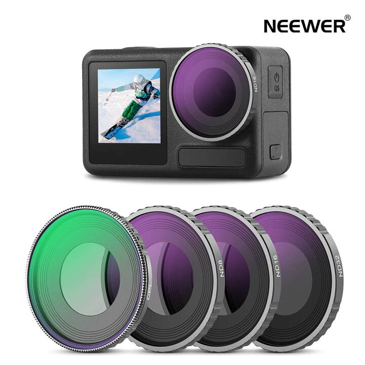 楽天市場】【P20倍+500円クーポン】NEEWER NDフィルターセット DJI 