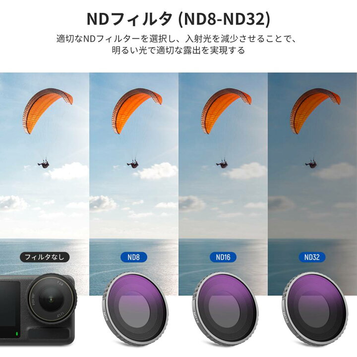 楽天市場】【P20倍+500円クーポン】NEEWER NDフィルターセット DJI 