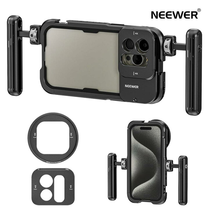 楽天市場】【P10倍+500円クーポン】NEEWER スマホケージ ビデオリグ 