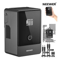 NEEWER ミニVマウントバッテリー 6800mAh 99Wh 14.5V ミニVロックバッテリー 65W PDタイプC/Dタップ/BP/U…
