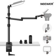 NEEWER アップグレード版カメラデスクマウントスタンド 3段フレキシブルアーム オーバーヘッド 高さ調節…